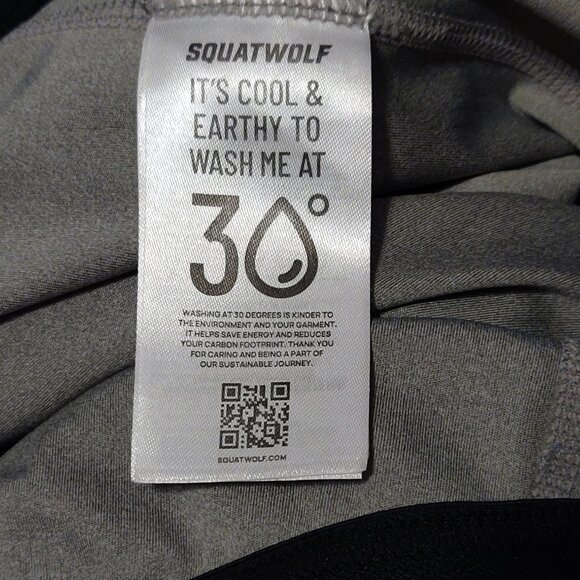 Squatwolf Men's Core Protech Workout Tights Leggings Grey Marl SIZE MEDI… - Picture 8 of 9